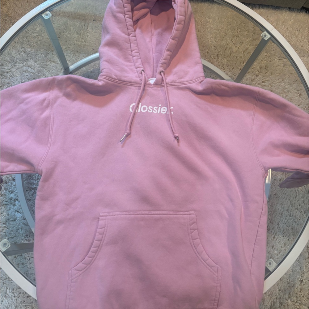 Glossier Pink Logo Hoodie - Picture 2 of 5
